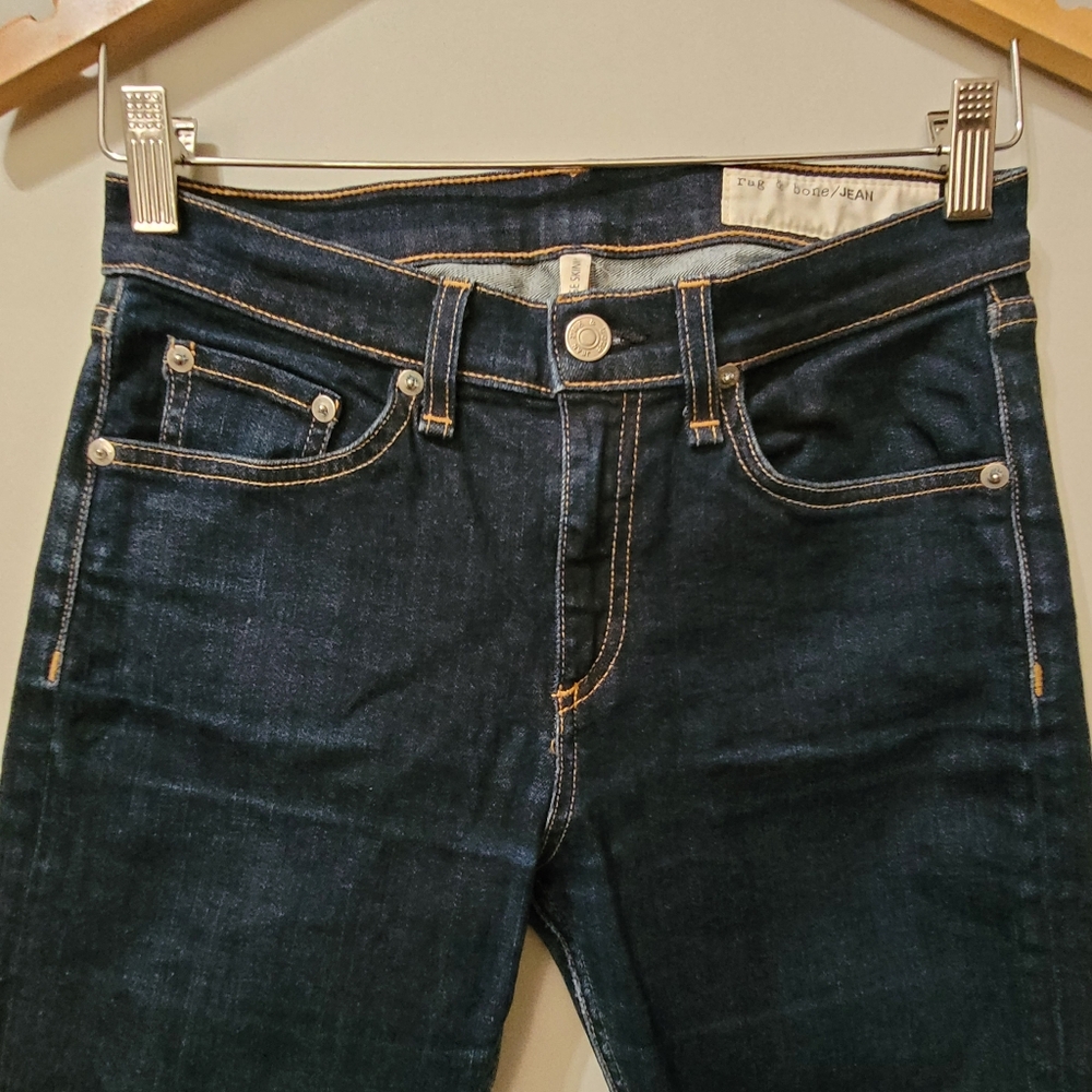 Rag & Bone High Rise Skinny Jeans - Heritage 27 - Picture 5 of 15